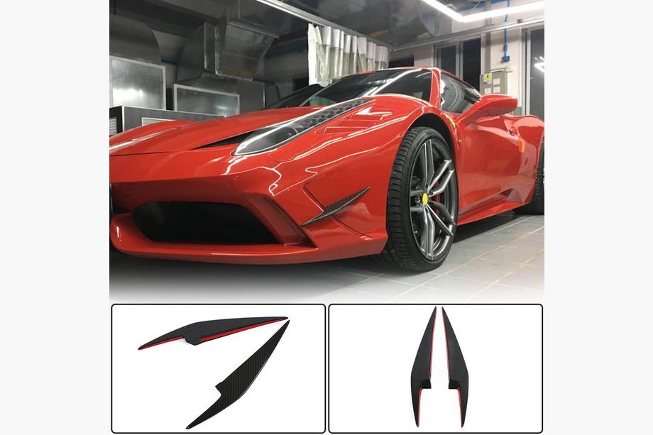 Ferrari 458 Italia 2009-2015 Coperture Paraurti Anteriore in Carbonio (2014-2015) Foto 1