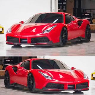 Flap Paraurti Anteriore in Carbonio (2015-2019) Ferrari 488 GTB 2015-2019 foto 2