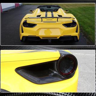 Coperture Fanali Posteriori (2015-2017, Carbonio) Ferrari 488 GTB 2015-2019 foto 4