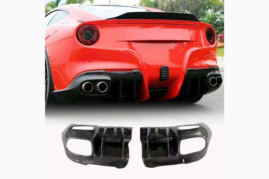 Ferrari F12 Berlinetta 2012-2017 Diffusore Paraurti Posteriore (2012-2014, Carbonio) Foto 1