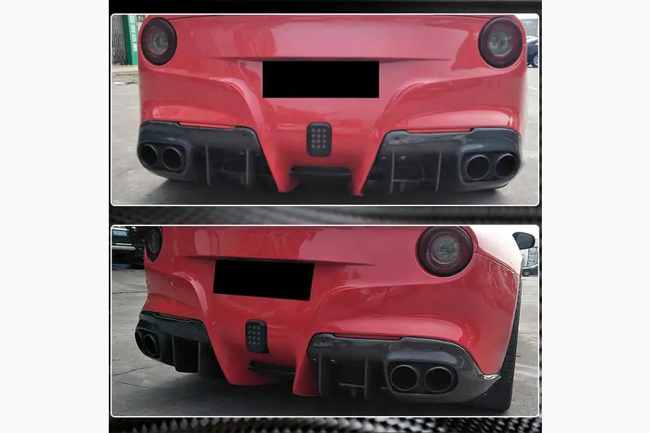 Ferrari F12 Berlinetta 2012-2017 Diffusore Paraurti Posteriore (2012-2014, Carbonio) Foto 5