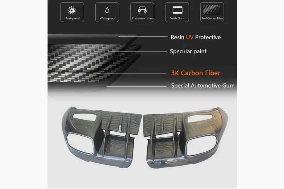 Ferrari F12 Berlinetta 2012-2017 Diffusore Paraurti Posteriore (2012-2014, Carbonio) Foto 6