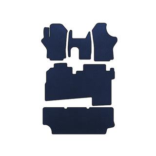 Tappetini EVA (2004-2007, 3 File, 8 Posti, Blu) Hyundai H200, H1, Starex 1998-2007