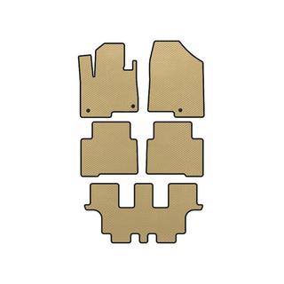 Tappetini EVA (3 file, per Grand, Beige) Hyundai Santa Fe 4 2018-2023
