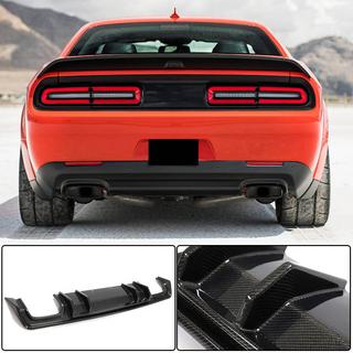 Diffusore paraurti posteriore (2015-2023, Carbonio) Dodge Challenger 2008-2023 foto 1
