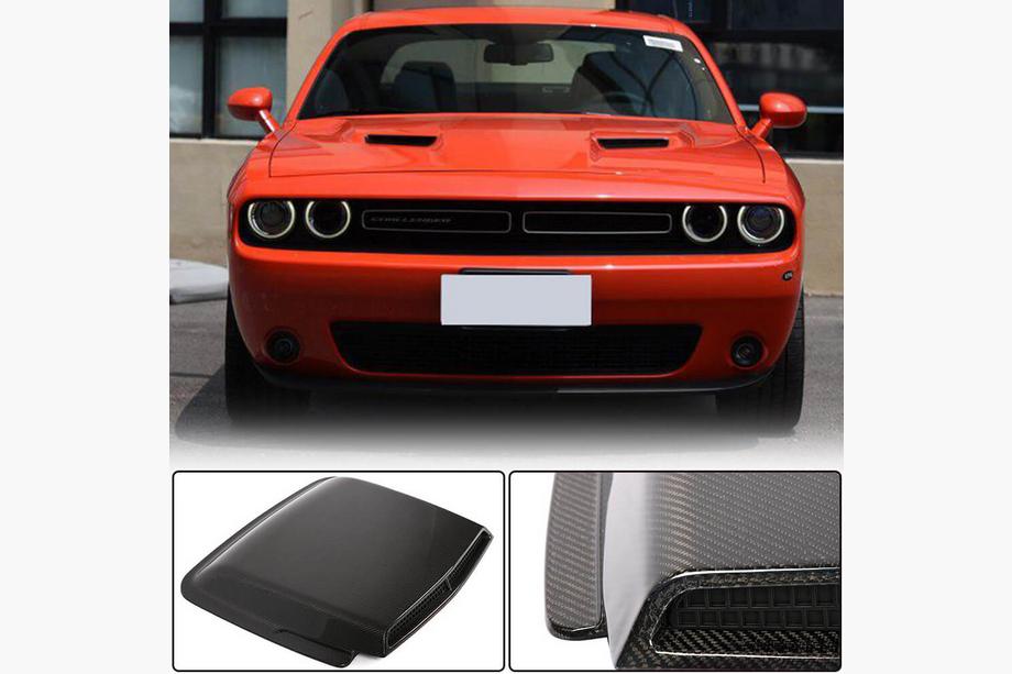 Dodge Challenger 2008-2023 Copertura Cofano (2015-2019, Carbonio) Image