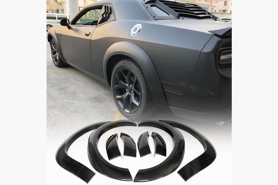Dodge Challenger 2008-2023 Allargamenti passaruota (2015-2019, Carbonio) Image