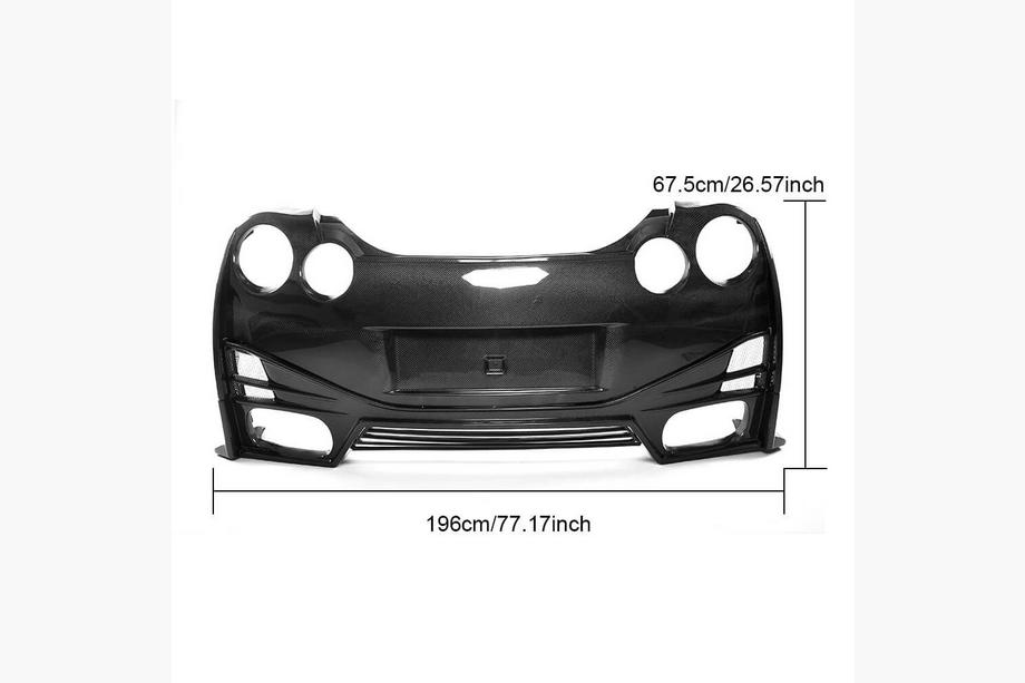Nissan GT-R 2008-2025 Paraurti Posteriore (2009-2015, Carbonio) Foto 5