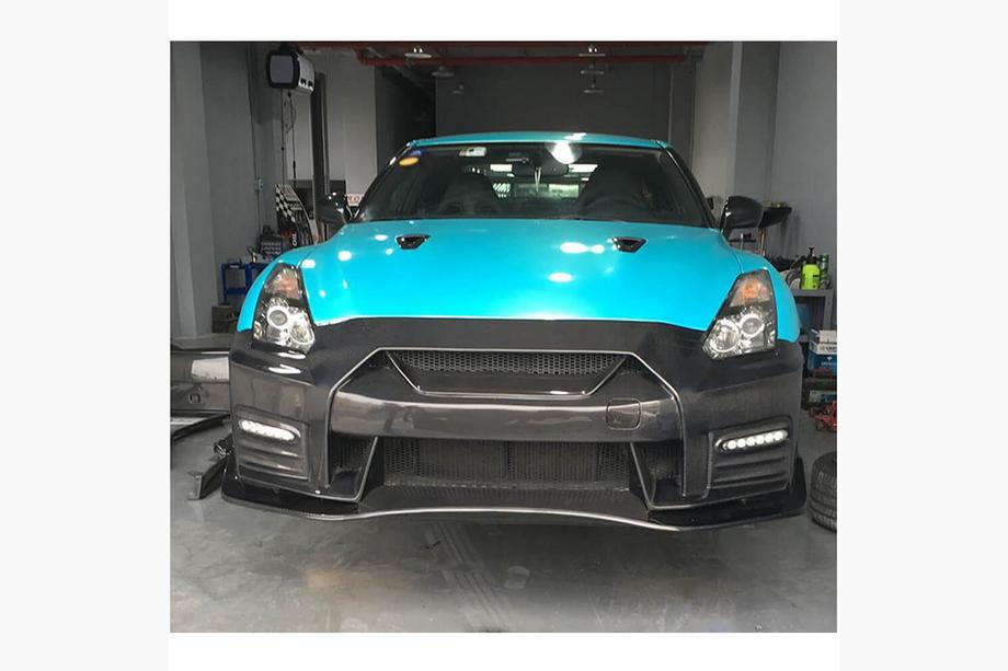 Nissan GT-R 2008-2025 Paraurti anteriore (2009-2015, Carbonio) Foto 3