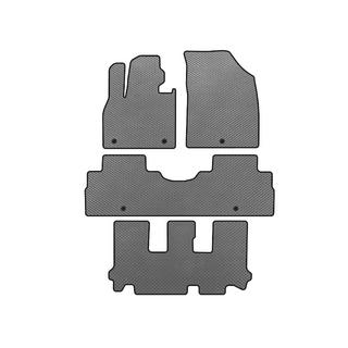 Tappetini EVA (3 File, 8 Posti, Grigio) Hyundai Palisade 2018-2025