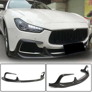Labbro anteriore paraurti V1 (per Base/S/S Q4 2013-2017, Carbonio) Maserati Ghibli 2013-2023 foto 1