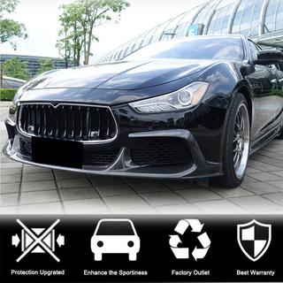 Labbro anteriore paraurti V1 (per Base/S/S Q4 2013-2017, Carbonio) Maserati Ghibli 2013-2023 foto 2