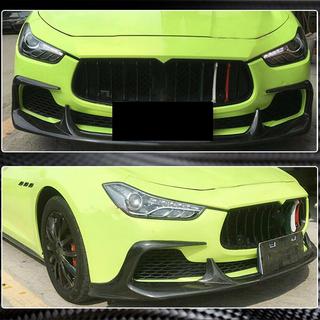 Labbro anteriore paraurti V1 (per Base/S/S Q4 2013-2017, Carbonio) Maserati Ghibli 2013-2023 foto 4