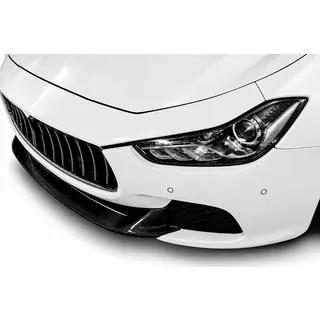 Labbro anteriore V2 per paraurti Base/S/S Q4 2013-2017 Carbonio Maserati Ghibli 2013-2023 foto 1