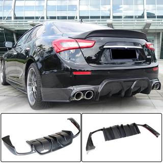 Diffusore paraurti posteriore (per Base/S/S Q4 2014-2017, Carbonio) Maserati Ghibli 2013-2023 foto 2