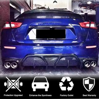 Diffusore paraurti posteriore (per Base/S/S Q4 2014-2017, Carbonio) Maserati Ghibli 2013-2023 foto 3