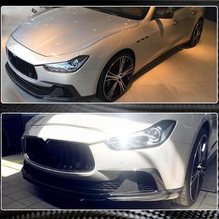 Coperture Paraurti Anteriore in Carbonio (per Base/S/S Q4 2013-2017) Maserati Ghibli 2013-2023 foto 3