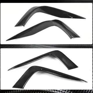 Coperture Paraurti Anteriore in Carbonio (per Base/S/S Q4 2013-2017) Maserati Ghibli 2013-2023 foto 4