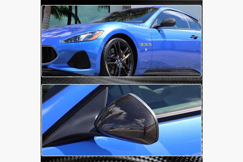 Maserati GranTurismo 2007-2019 Cover Specchietti (Carbonio) Foto 4