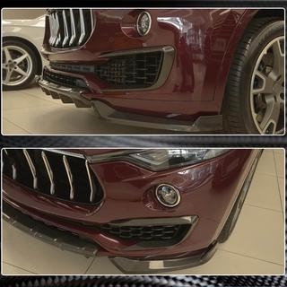 Coperture paraurti anteriore in carbonio (per Base/S) Maserati Levante 2016- foto 4