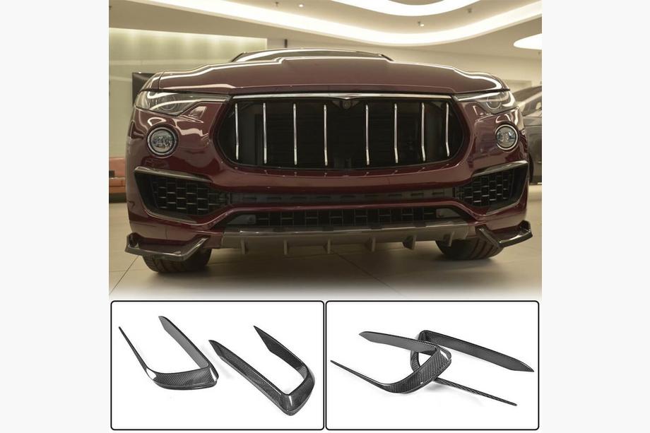 Maserati Levante 2016- Coperture paraurti anteriore in carbonio (per Base/S) Image