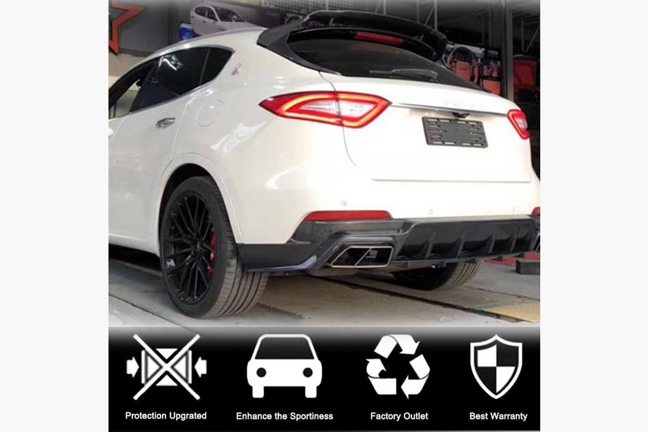 Maserati Levante 2016- Diffusore Posteriore Paraurti V1 (per Base/S, Carbonio) Foto 2