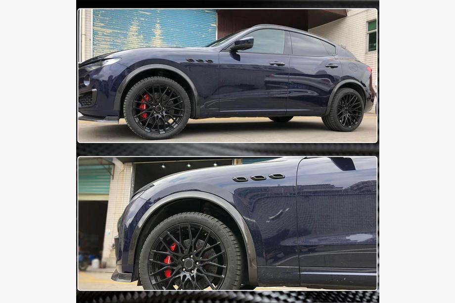 Maserati Levante 2016- Coperture parafanghi anteriori (Carbonio) Foto 3