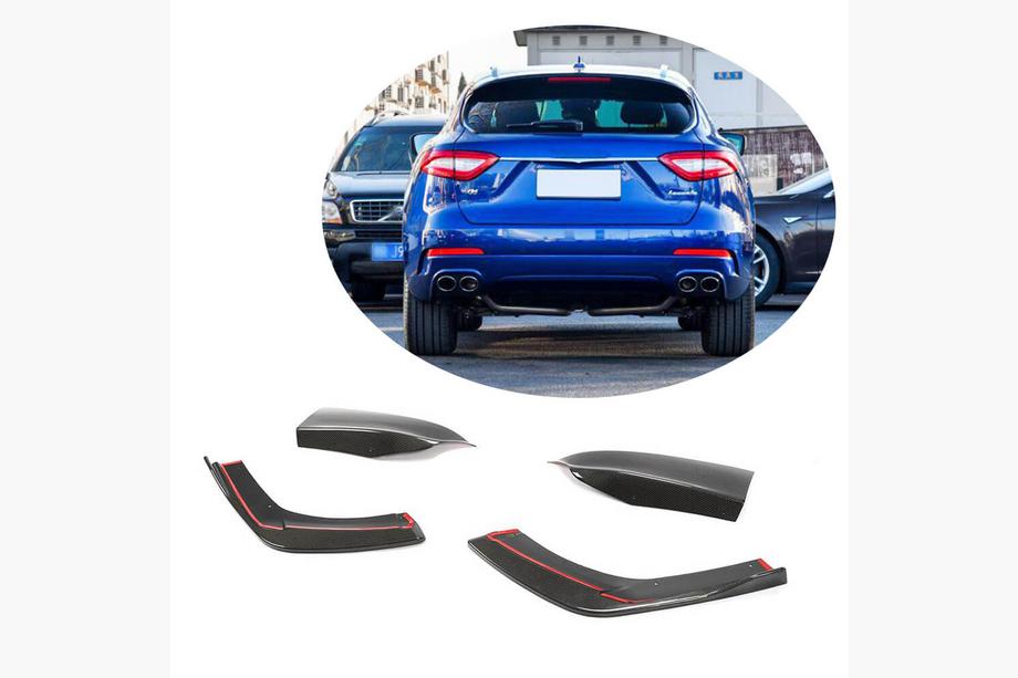 Maserati Levante 2016- Copertura paraurti posteriore in carbonio Image