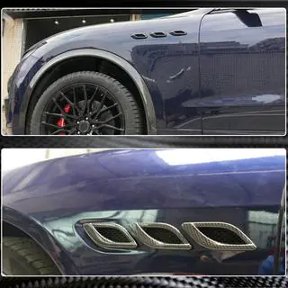 Coperture parafanghi anteriori in carbonio (2013-2017) Maserati Quattroporte 2013-2023 foto 3