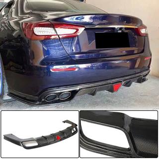 Diffusore Posteriore Paraurti V1 per S/S Q4 2017-2020 Carbonio Maserati Quattroporte 2013-2023 foto 1