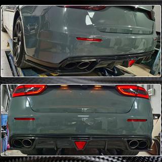Diffusore Posteriore Paraurti V1 per S/S Q4 2017-2020 Carbonio Maserati Quattroporte 2013-2023 foto 4