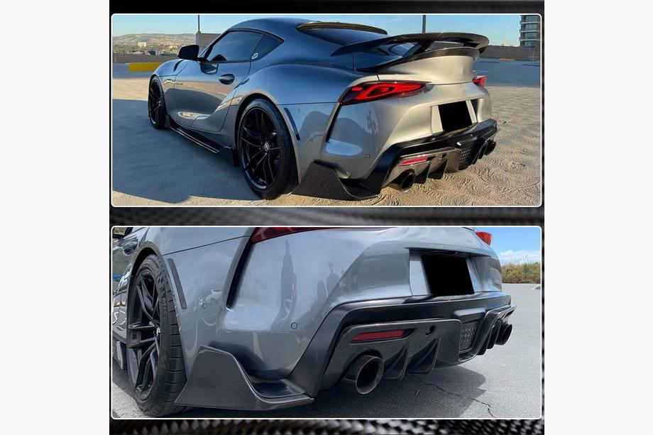 Toyota Supra 2019- Diffusore Posteriore Paraurti V1 (Carbonio) Foto 4