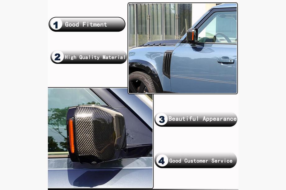 Land Rover Defender 2019- Cover Specchietti (Carbonio) Foto 3