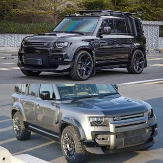 Labbro paraurti anteriore (Carbonio) Land Rover Defender 2019- foto 2