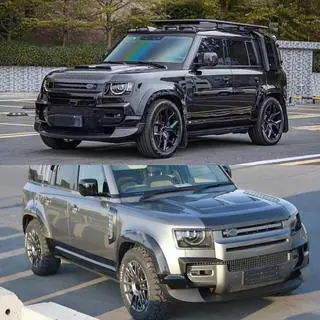 Labbro paraurti anteriore (Carbonio) Land Rover Defender 2019- foto 2