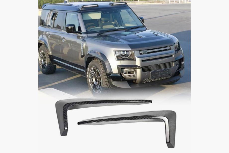 Land Rover Defender 2019- Labbro paraurti anteriore (Carbonio) Foto 1