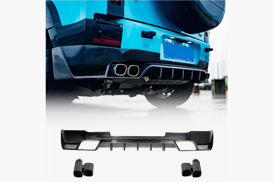 Land Rover Defender 2019- Diffusore Paraurti Posteriore (Carbonio) Image