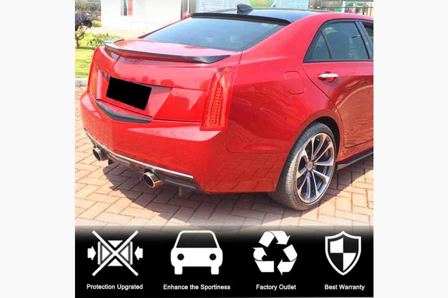 Cadillac ATS 2012-2019 Copertura Paraurti Posteriore Carbonio Foto 2