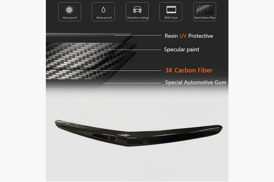 Cadillac ATS 2012-2019 Copertura Paraurti Posteriore Carbonio Foto 5