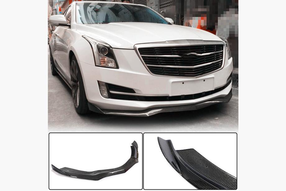 Cadillac ATS 2012-2019 Labbro Anteriore Paraurti (per Base, Carbonio) Image