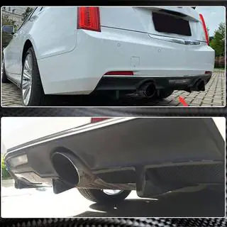 Diffusore Paraurti Posteriore (per Base, Carbonio) Cadillac ATS 2012-2019 foto 3