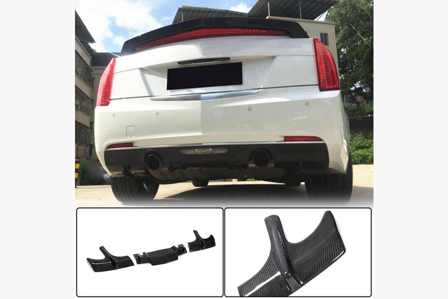Cadillac ATS 2012-2019 Diffusore Paraurti Posteriore (per Base, Carbonio) Image