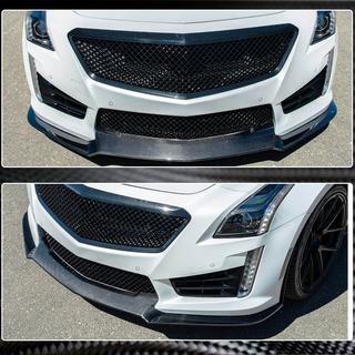 Labbro anteriore V2 per CTS V Sedan 2016-2019 Carbonio foto 3
