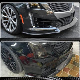 Labbro anteriore V2 per CTS V Sedan 2016-2019 Carbonio foto 4