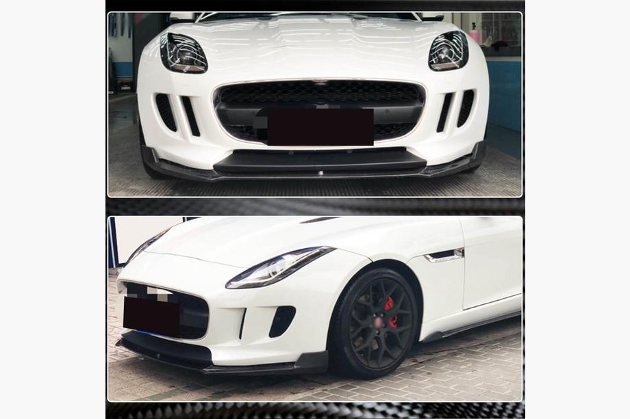 Jaguar F-Type 2013-2024 Labbro Anteriore Paraurti (2013-2016, Carbonio) Foto 3