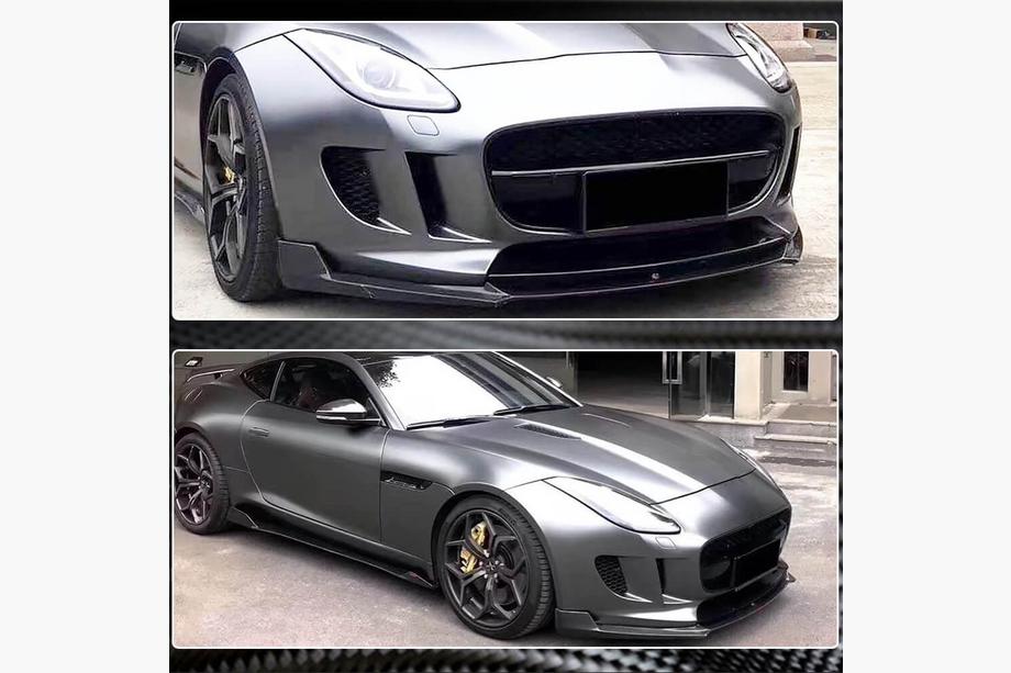 Jaguar F-Type 2013-2024 Labbro Anteriore Paraurti (2013-2016, Carbonio) Foto 4