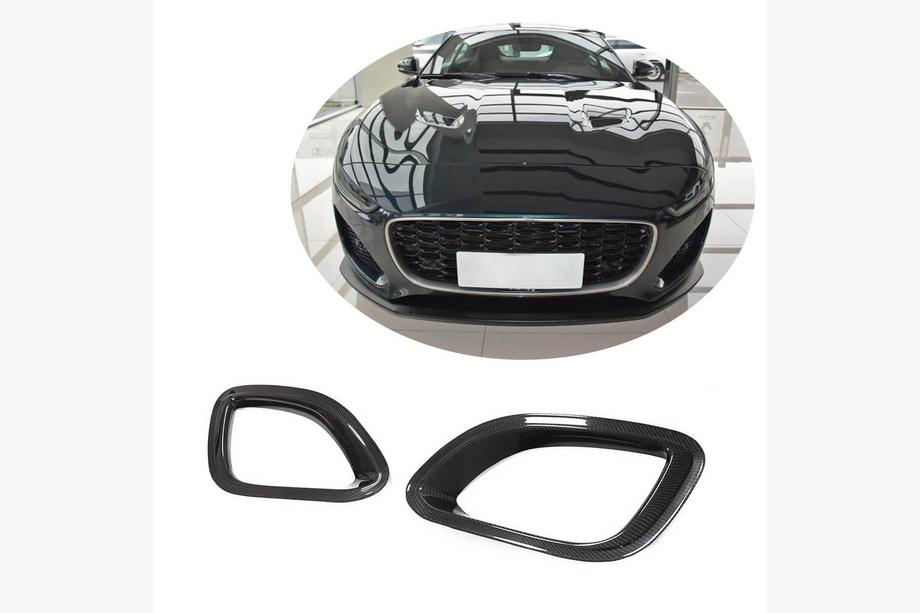Jaguar F-Type 2013-2024 Coperture Paraurti Anteriore in Carbonio (per Base 2021+) Foto 1
