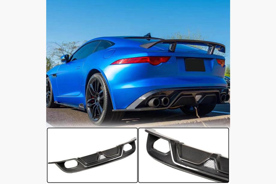 Jaguar F-Type 2013-2024 Diffusore paraurti posteriore (2013-2019, Carbonio) Image