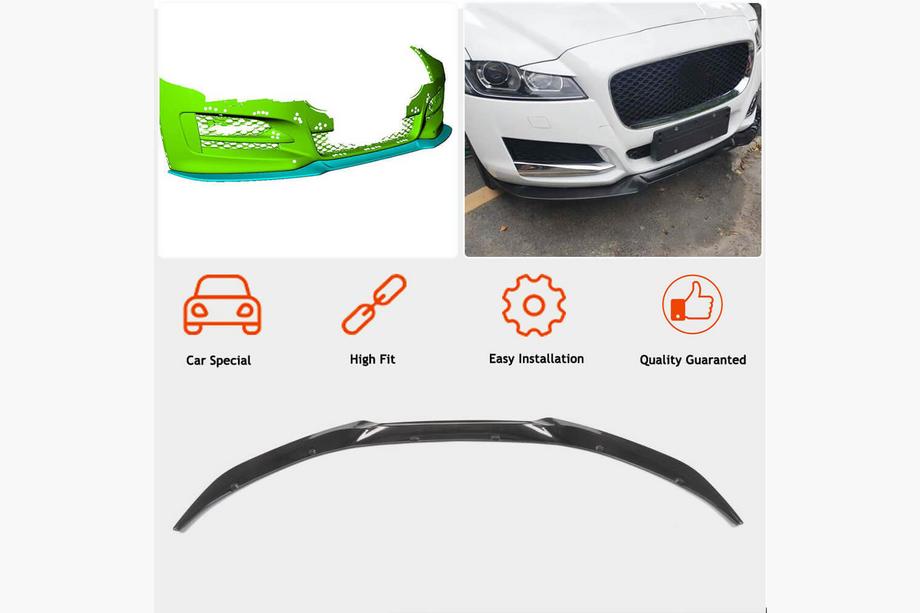 Jaguar XE 2016- Lip Spoiler Paraurti Anteriore (2015-2019, Carbonio) Foto 2