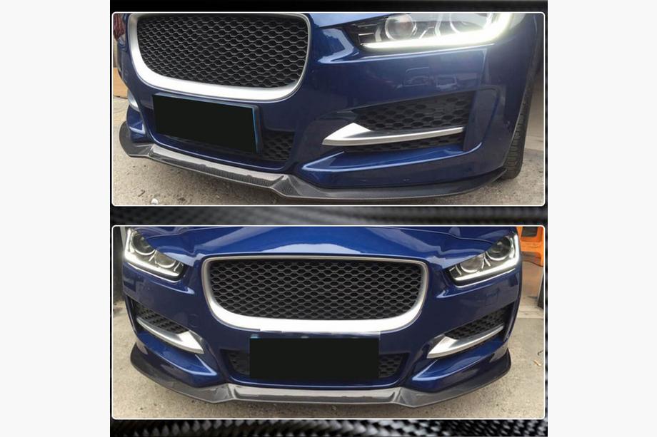 Jaguar XE 2016- Lip Spoiler Paraurti Anteriore (2015-2019, Carbonio) Foto 4